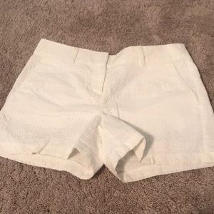 White shorts from the Loft